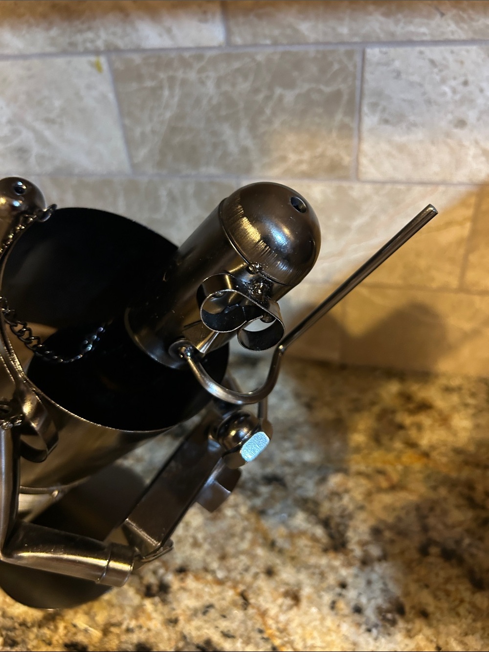 Scuba Diver Wine Bottle Holder will do the trick. scuba gear and camera, Nee - Picture 2 of 9